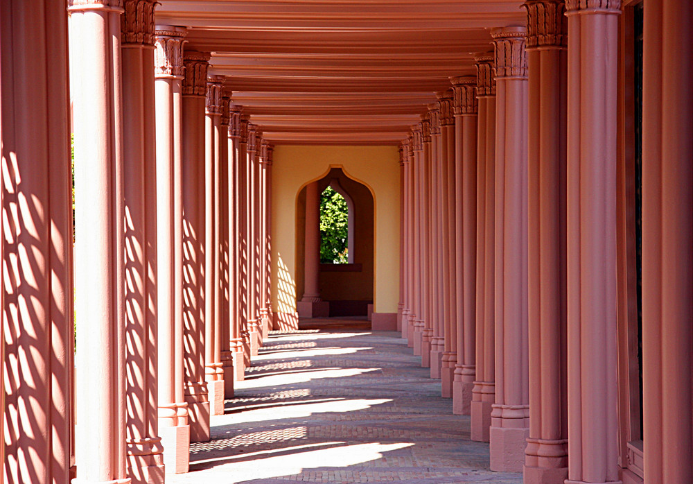 Moschee in Schwetzinger Schloss - Gang