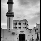 Moschee nach Gewittersturm