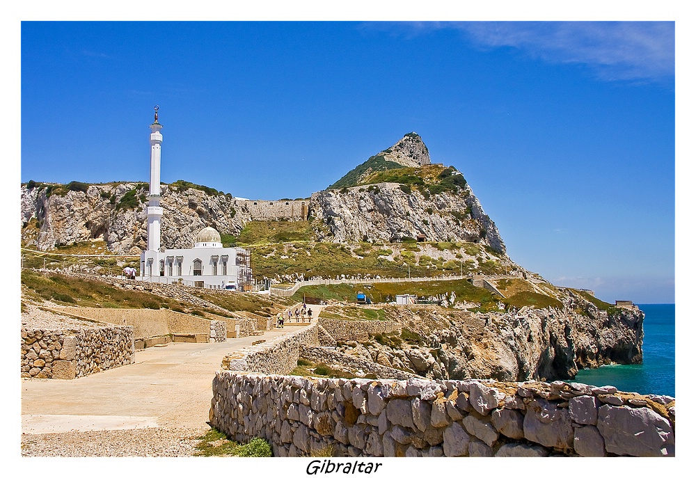 Moschee vor dem Upper Rock