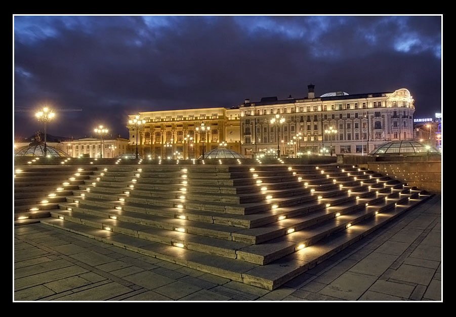 Moscow at night series