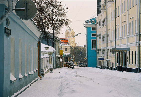 Moscow in snow