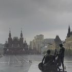 Moscow - Red Square under the rain