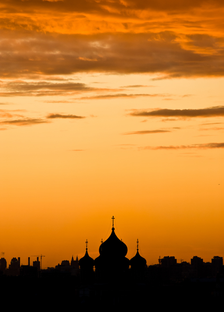 Moscow silhouette
