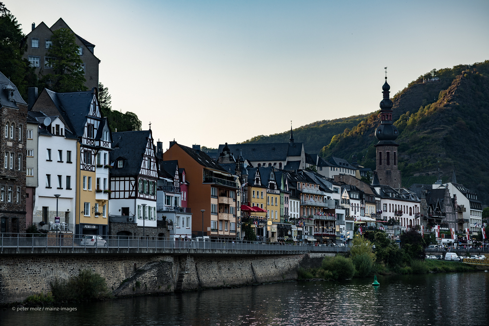 Mosel - Ankunft in Cochem mit dem Schiff