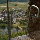 Mosel Erden vom Klettersteig gesehen