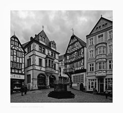 Mosel - Impressionen " der Markplatz, von Bernkastel-Kues "