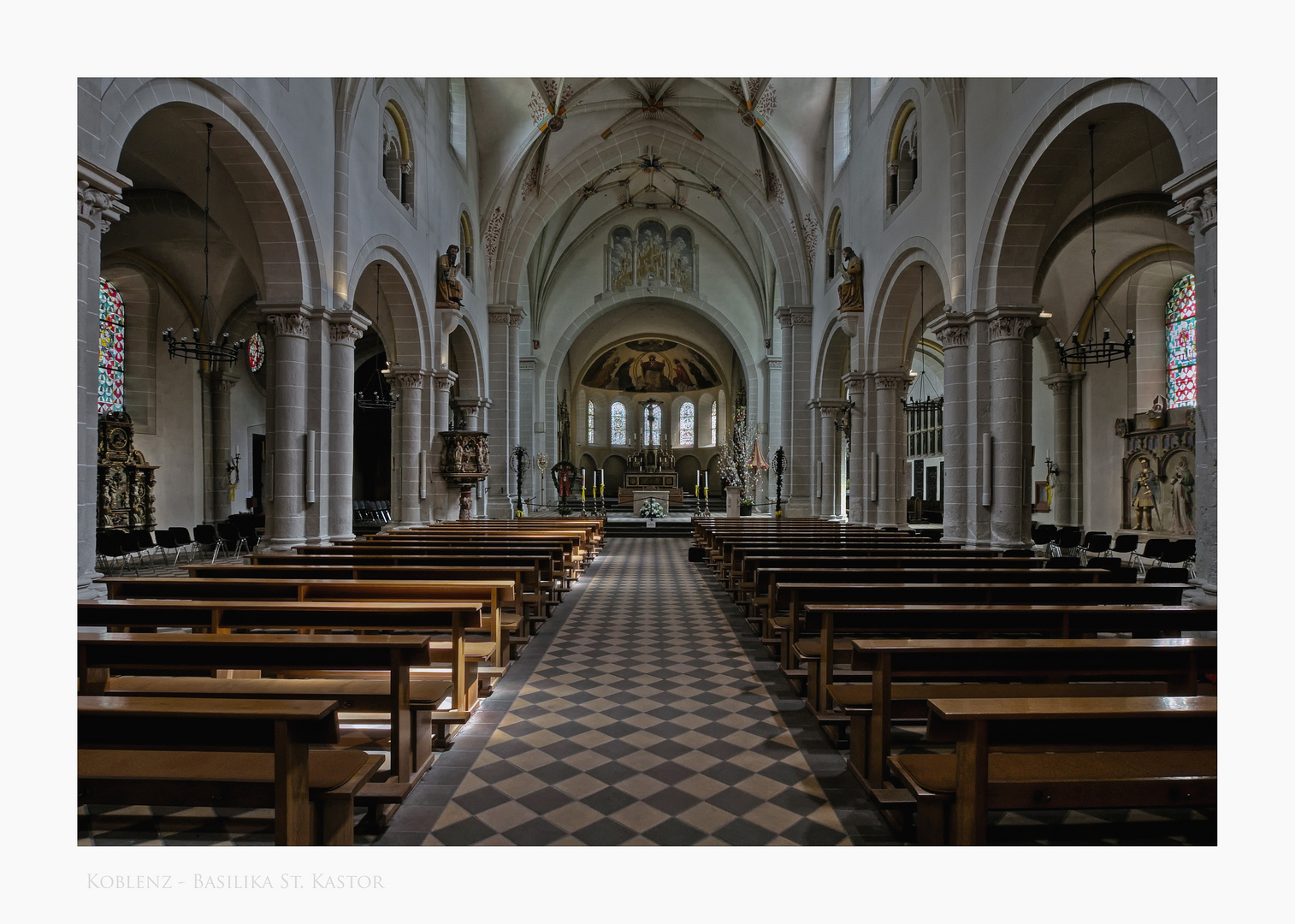 Mosel - Impressionen " Koblenz - Basilika St. Kastor "