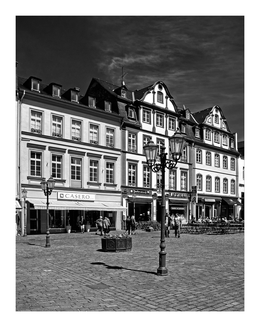 Mosel - Impressionen " Koblenz - der Blick vom Jesuitenplatz.... "