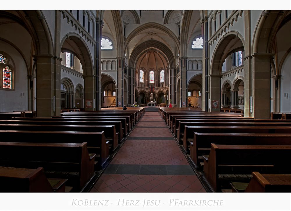 Mosel - Impressionen " Pfarrkirche Herz-Jesu "