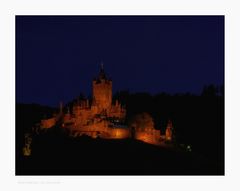 Mosel - Impressionen " Reichsburg, in Cochem bei Nacht "