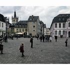 Mosel - Impressionen " Trier - am Domplatz "