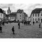 Mosel - Impressionen " Trier - am Domplatz "