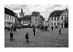 Mosel - Impressionen " Trier - am Domplatz "