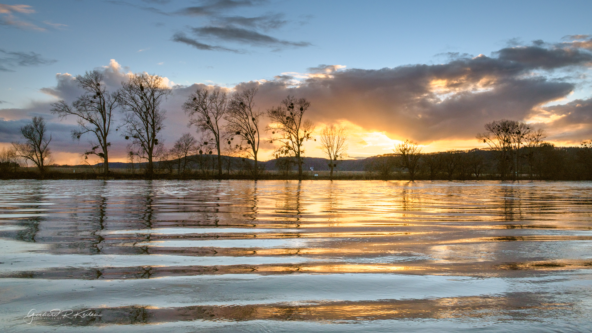 Mosel Schweich Issel Sunset