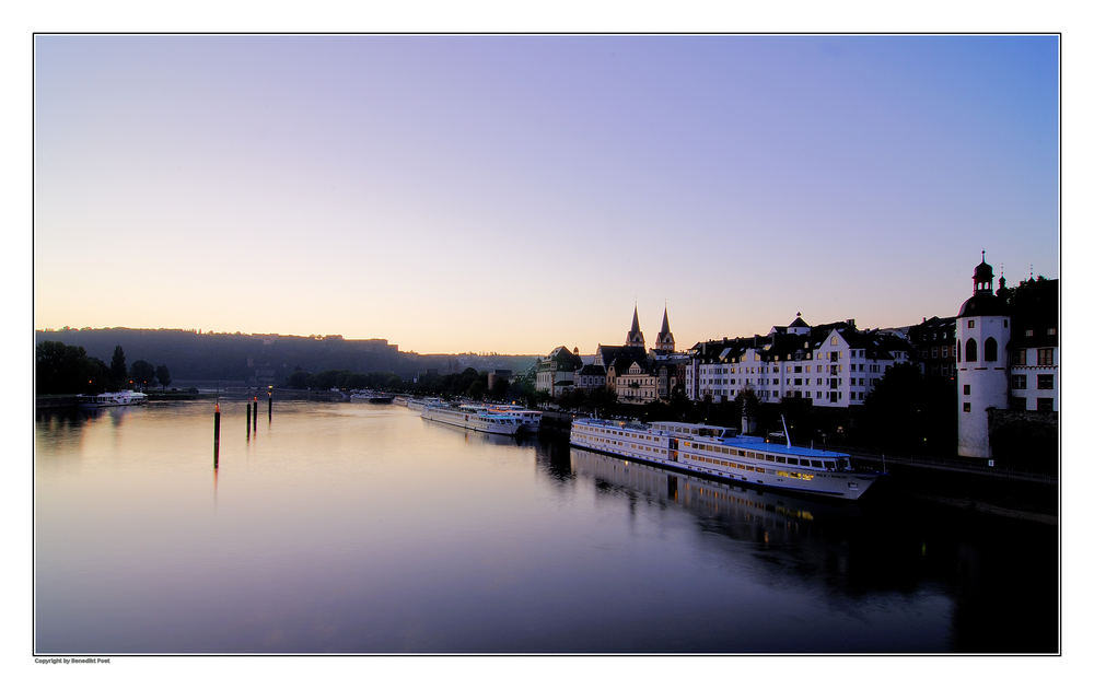 Moselblick von der Balduin-Brücke