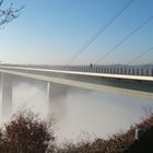Moselbrücke im Nebel (D)