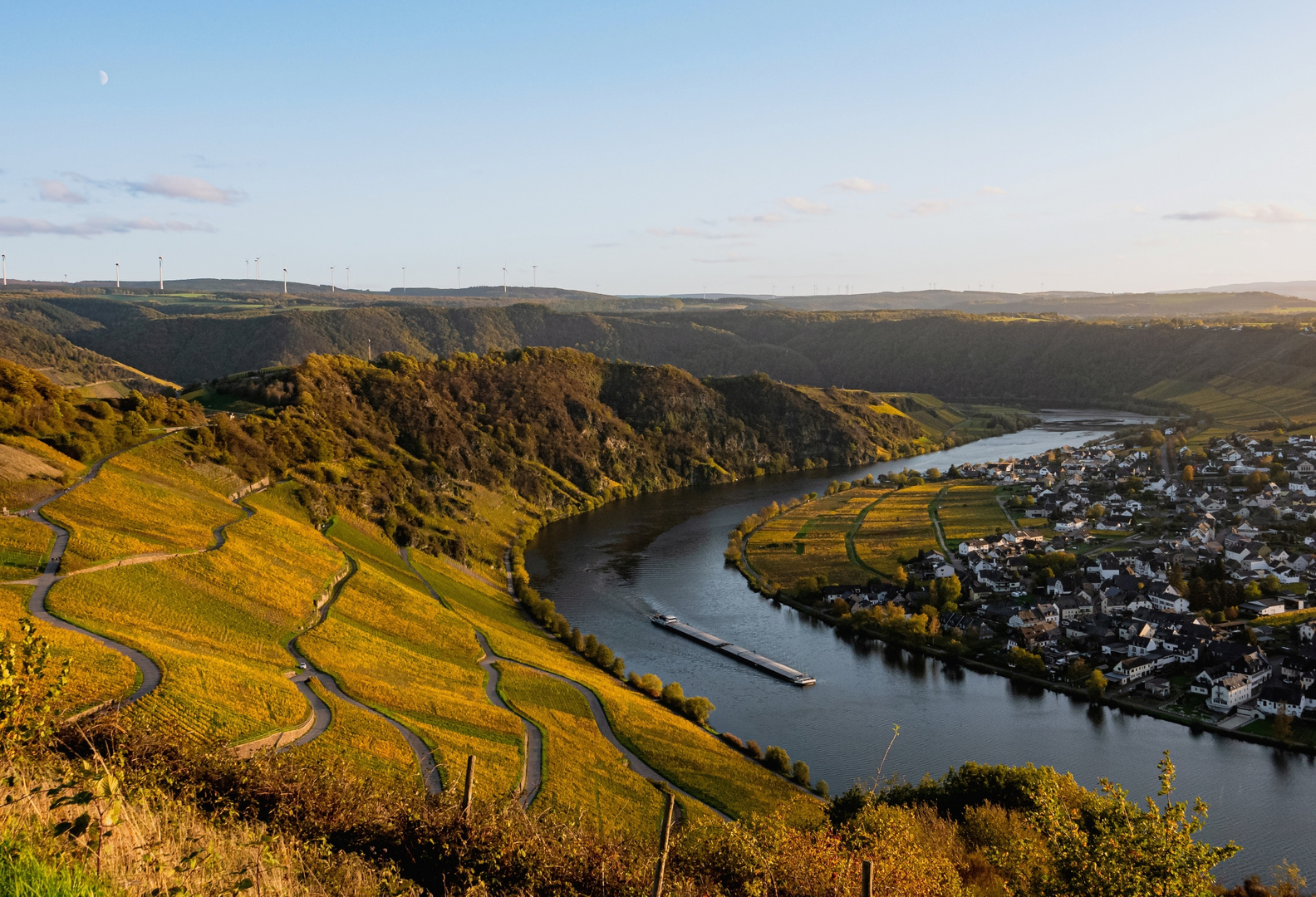 Mosellorelay von oben bei Piesport. (2)