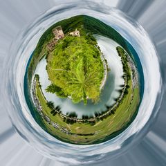 Moselschleife bei Beilstein-Little Planet