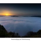 Moselschleife-Sonnenaufgang mit Nebelstimmung