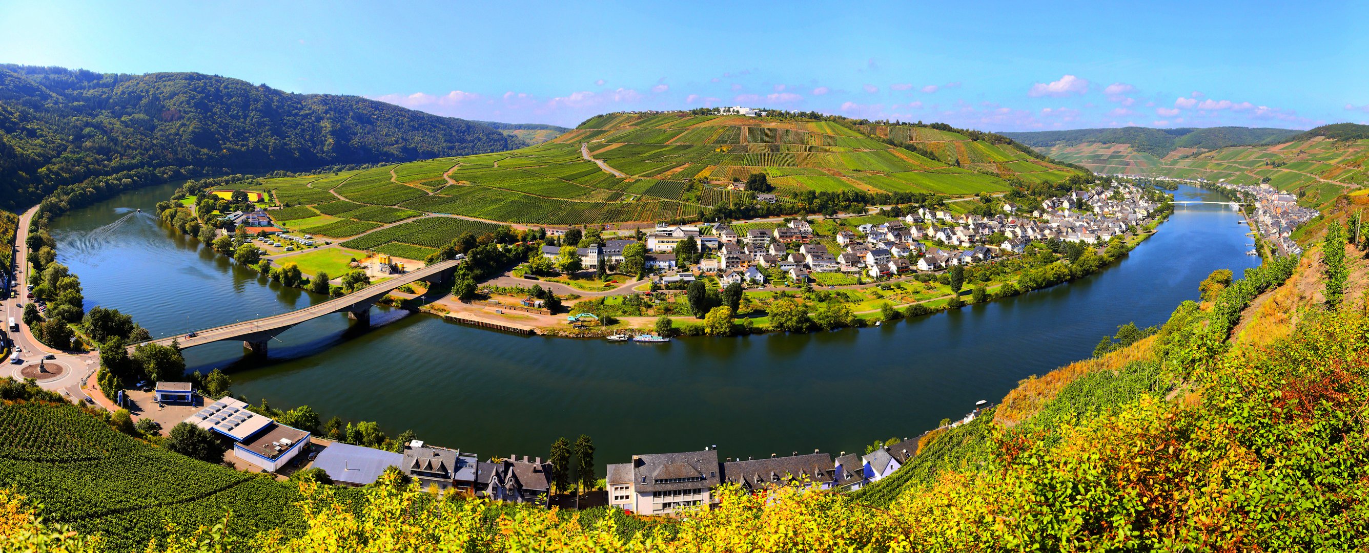 Moselschleife Zell im Herbst