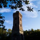 Mosenturm an der Talsperre Pöhl im Herbst