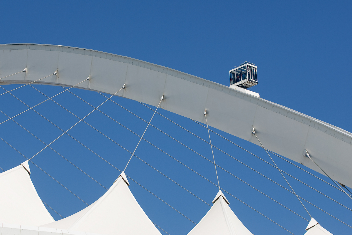 Moses-Mabhida-Stadion in Durban, Südafrika