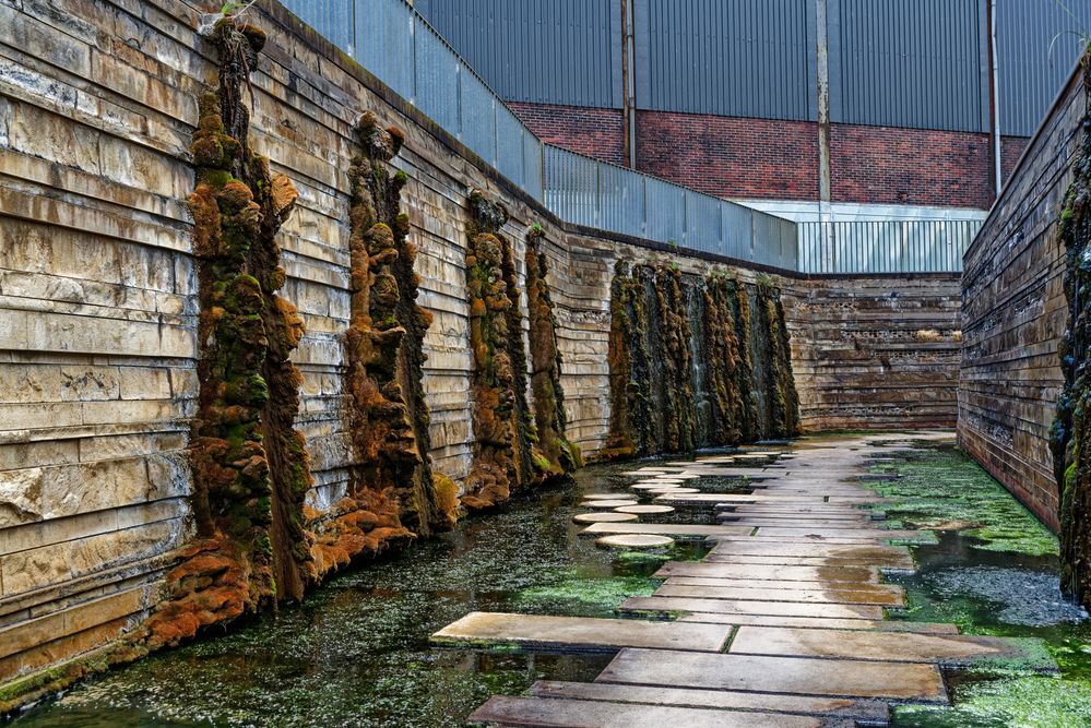 Mosesgang in den Wassergärten Landsweiler-Reden (Saarland)  (2)