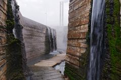 Mosesgang unter Dampf in den Wassergärten Landsweiler-Reden 