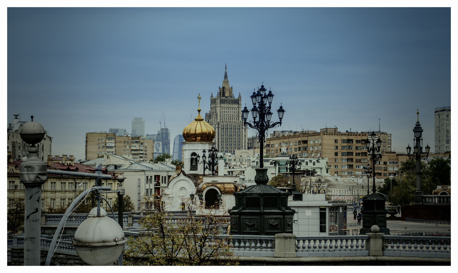 Moskau. Architektur aus verschiedenen Epochen.