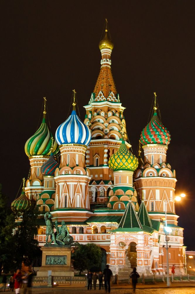 Moskau Basilius-Kathedrale von Schmaler 