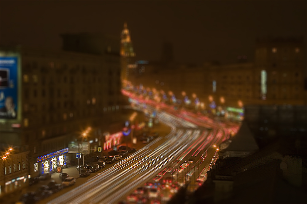 Moskau bei Nacht