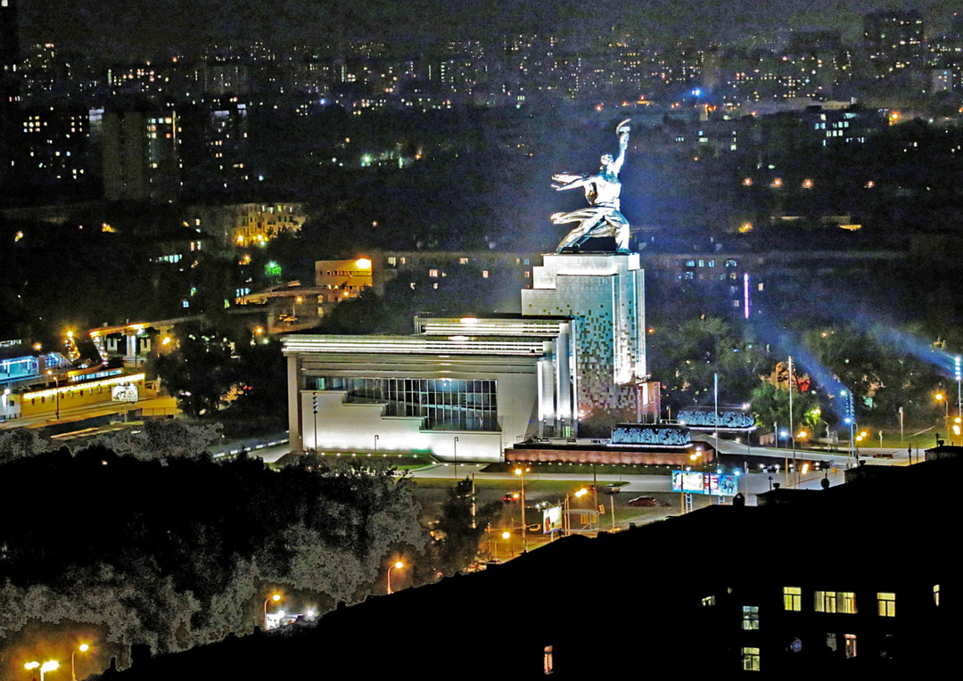 Moskau bei Nacht