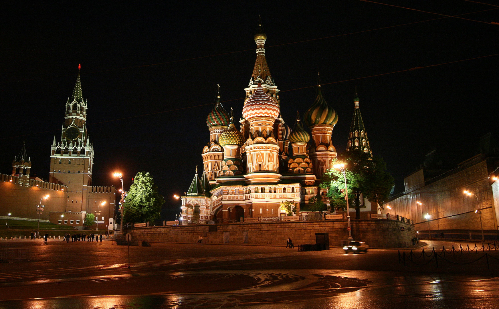 Moskau bei Nacht