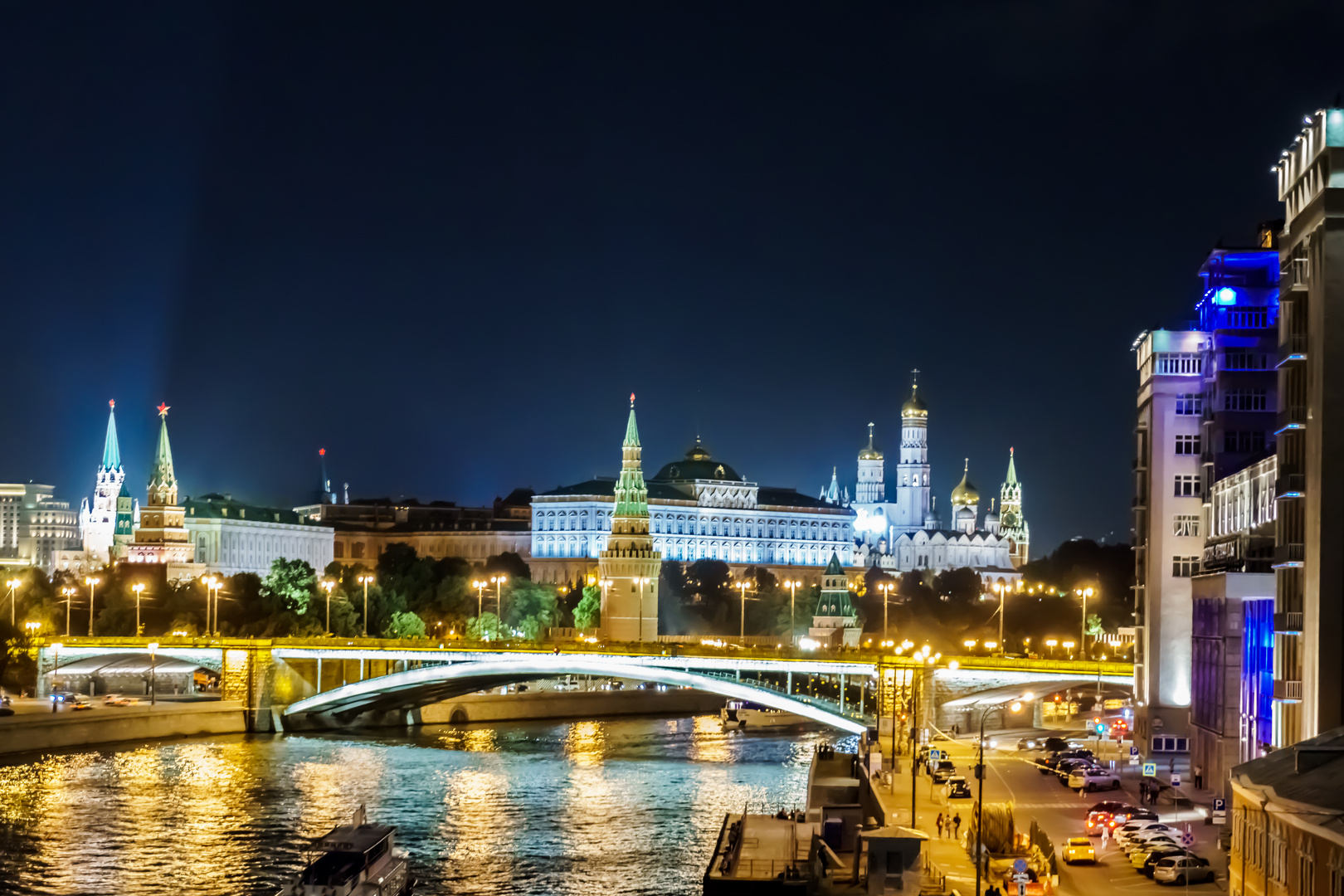 Moskau II Foto & Bild | fotos, nacht, architektur Bilder ...