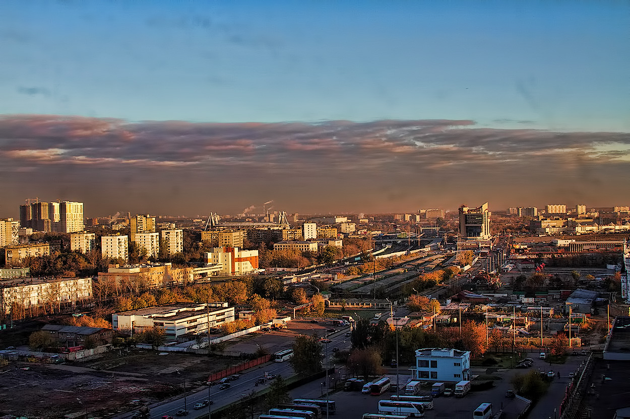 Moskau im Morgenlicht