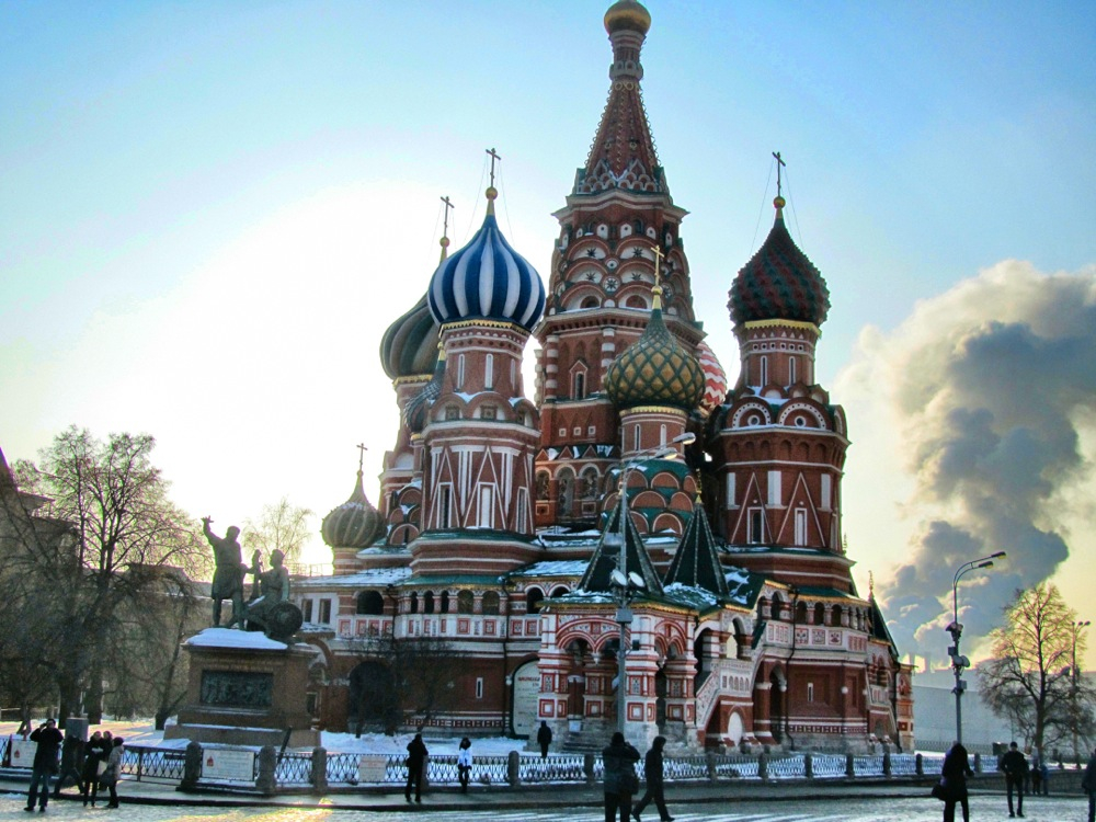 Moskau - Roter Platz, Basilius-Kathedrale