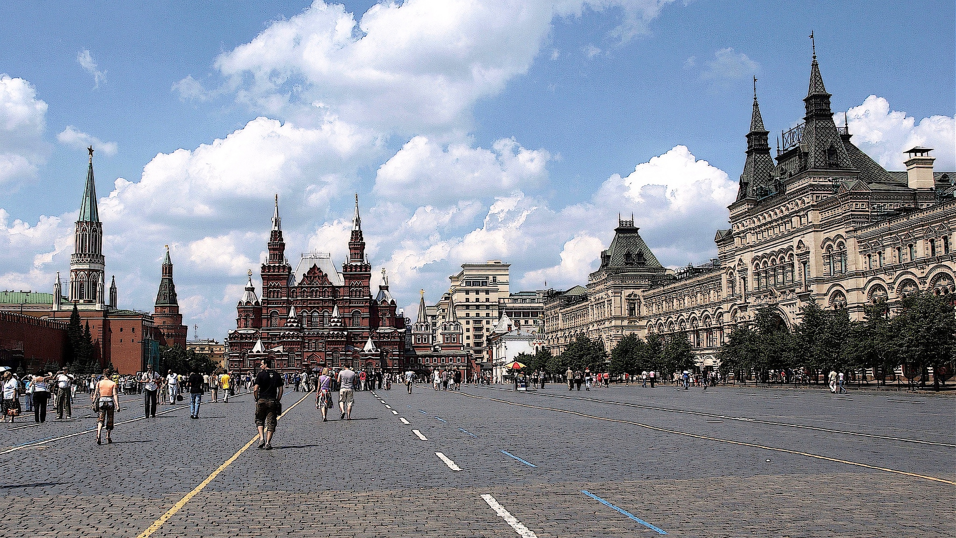 Moskau - Roter Platz mit GUM - Kaufhaus 2010