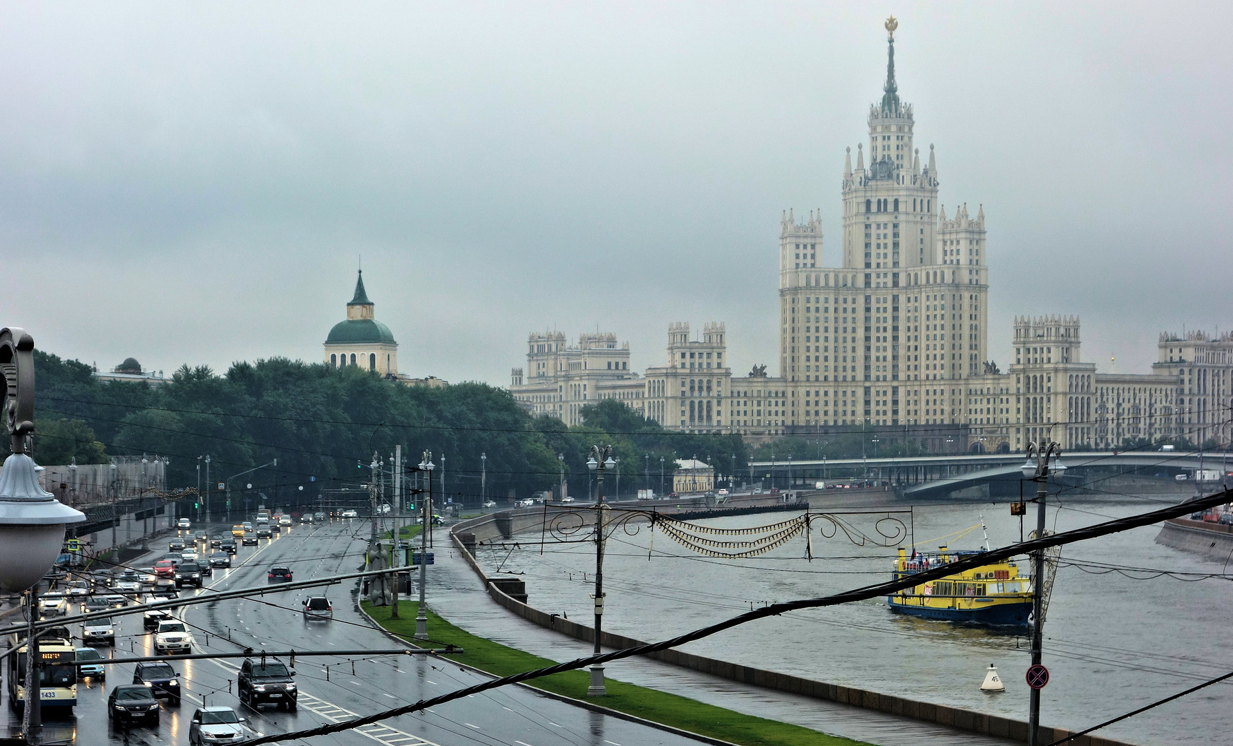 moskau und die moskwa