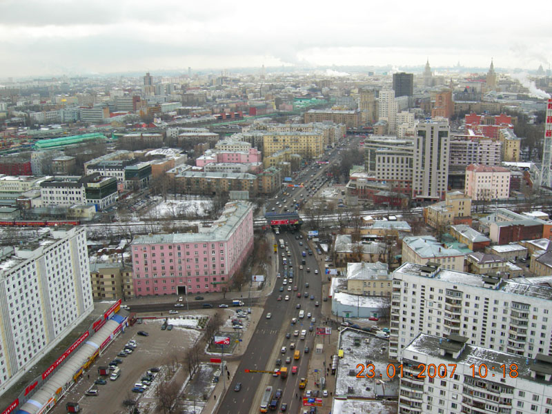 Moskau von oben