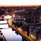 Moskva River at night