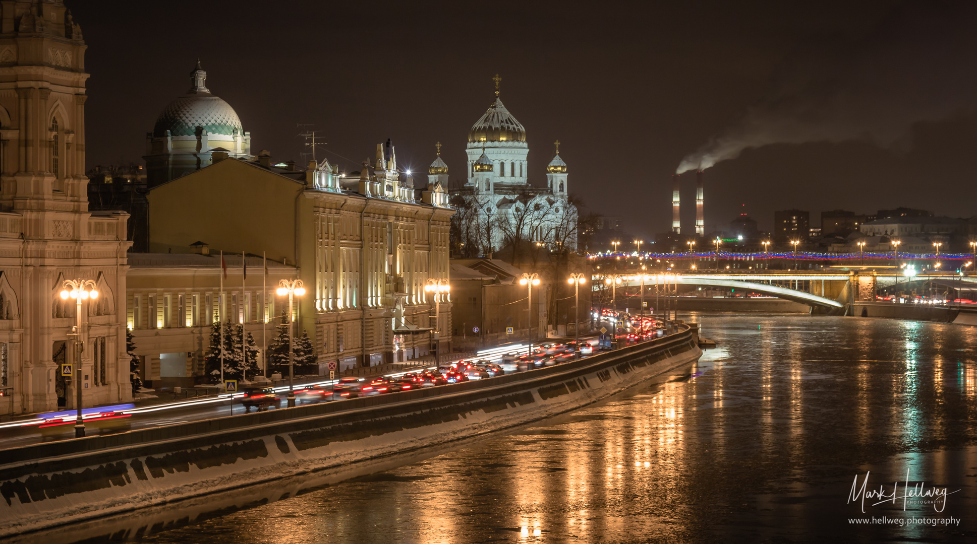 Moskwa - light at night