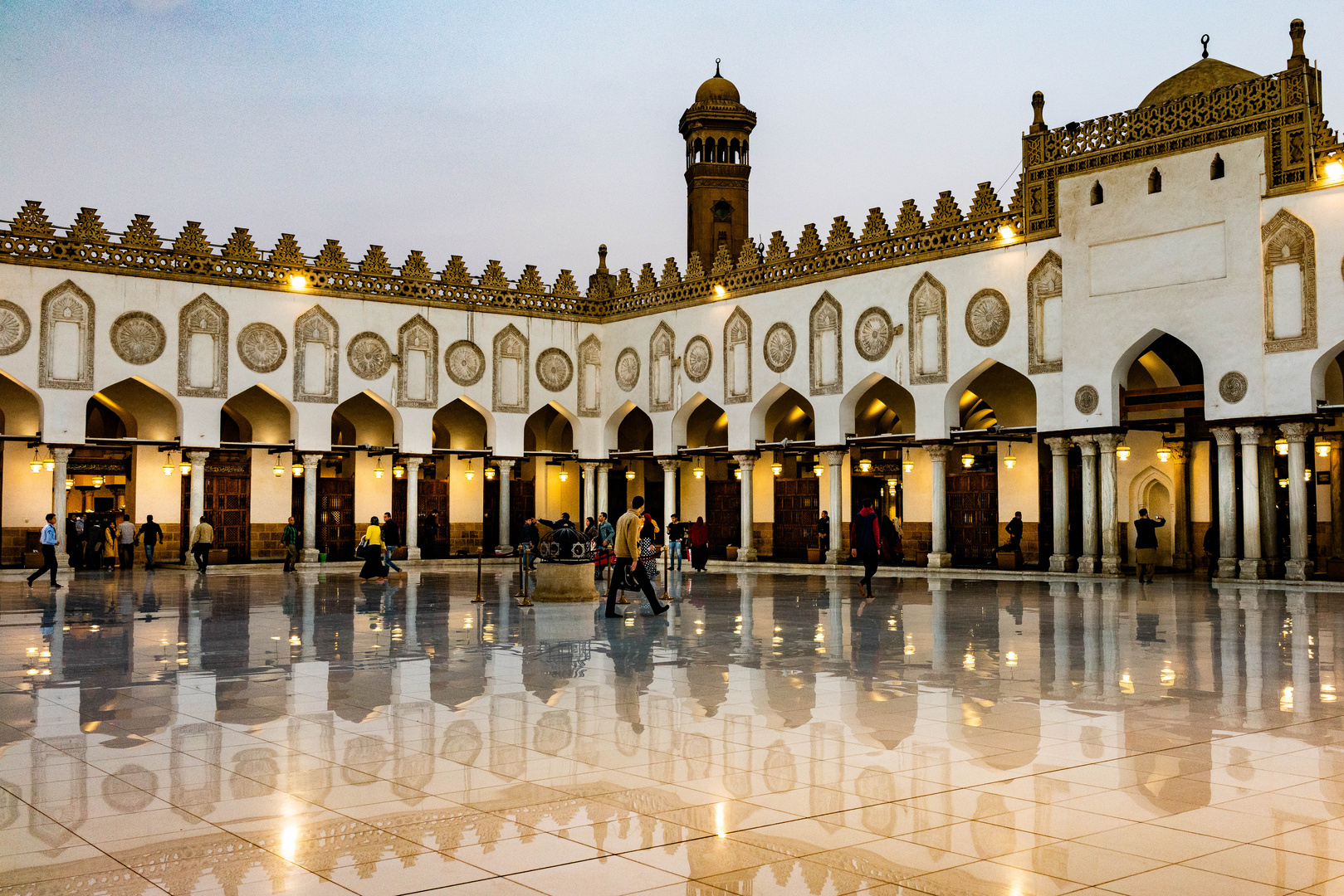 Mosque Al-Azhar in der Abendsonne