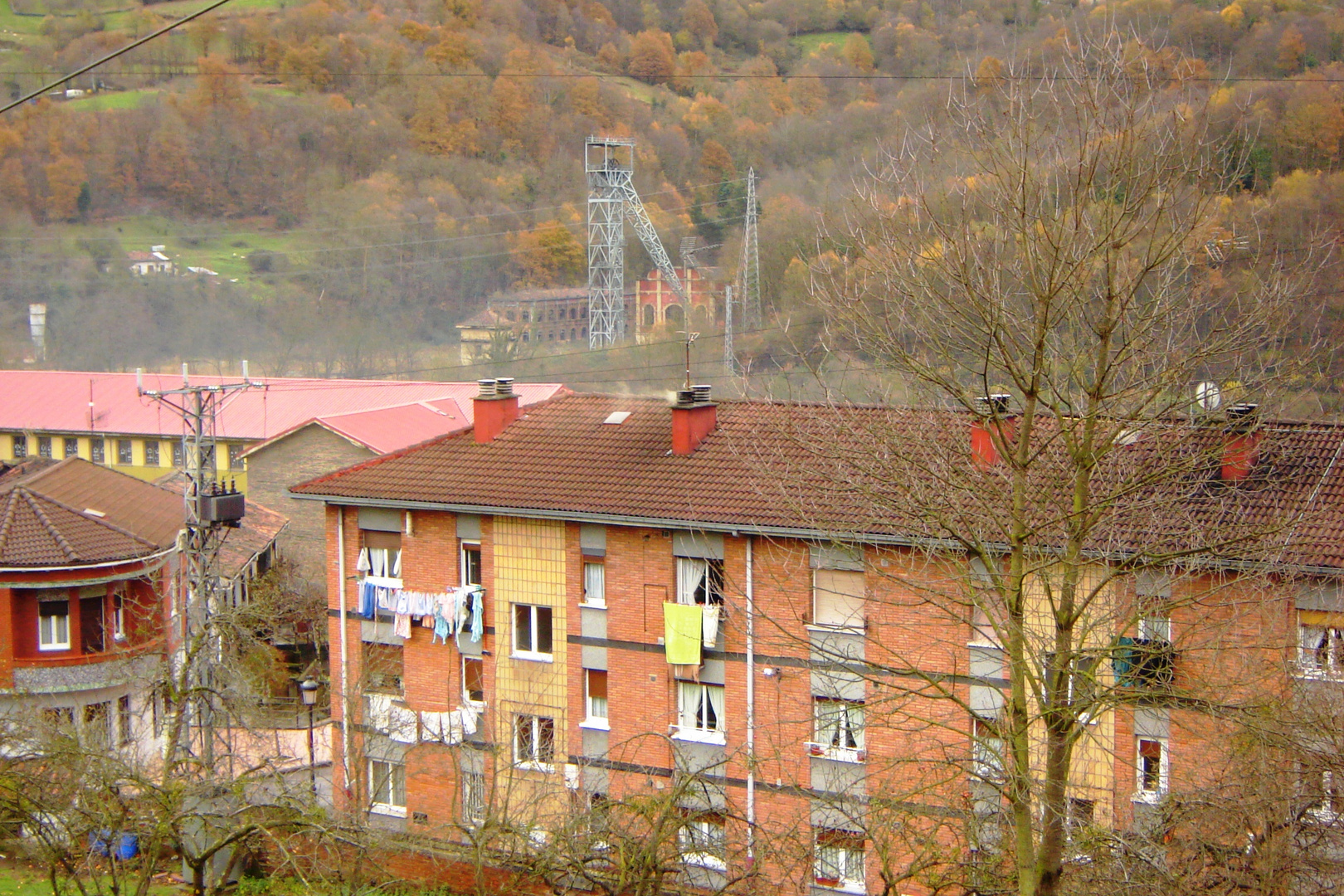 Mosquitera colliery, pit no 2. Asturias - Northern Spain.