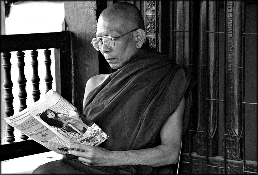 Most time Buddhist monks spend with meditation, strikte askese und abstinenz :-)