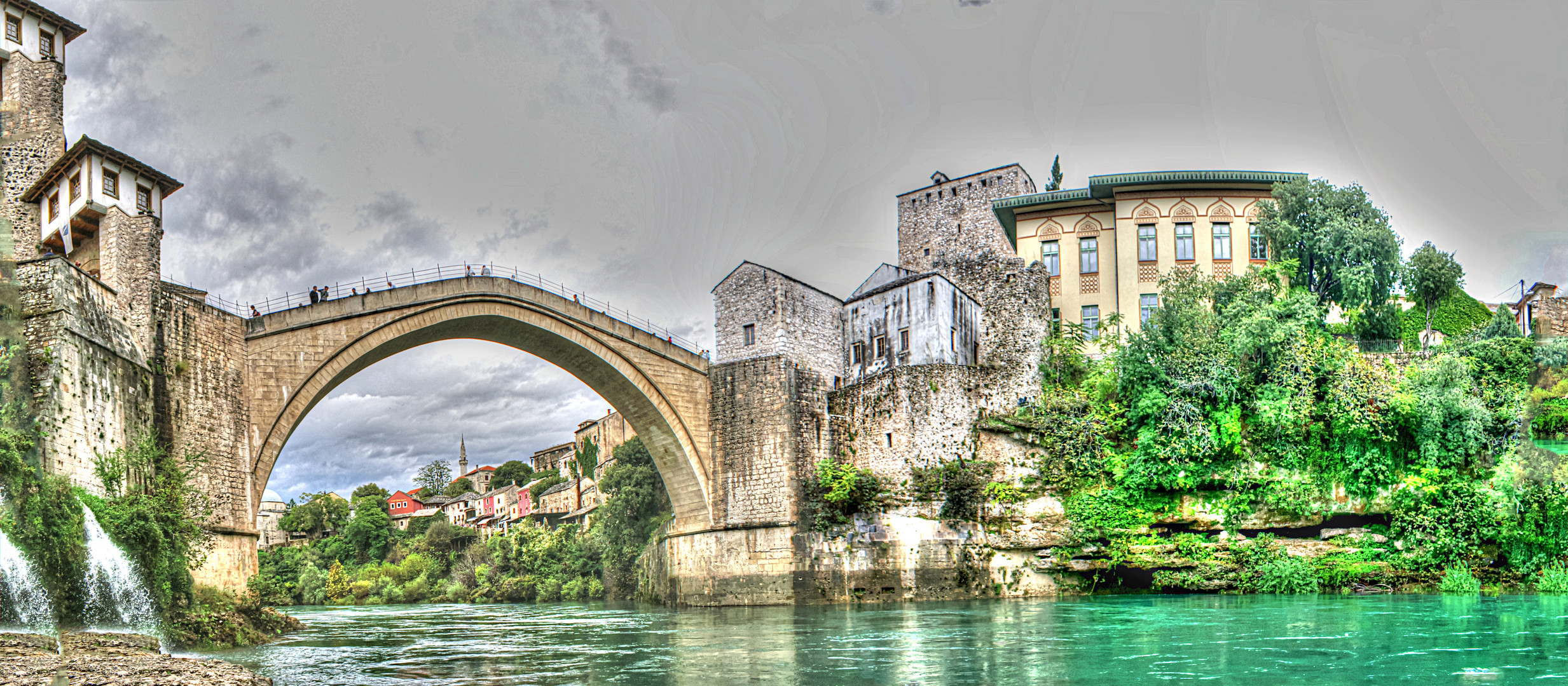 MOSTAR and the famous BRIDGE, Bosnia and Herzegovina  