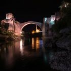 Mostar - Bridge at night