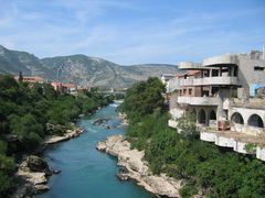 Mostar Fluss Neretva