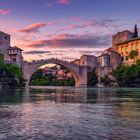 Mostar in der Dämmerung