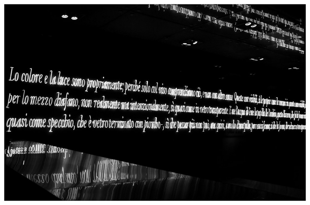 Mostra collettiva "... dal buio infero alla città di luce" - 10. Parole parole parole