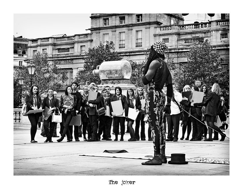 Mostra online di Alberto Busini: "Londra in breve" - 2. The joker